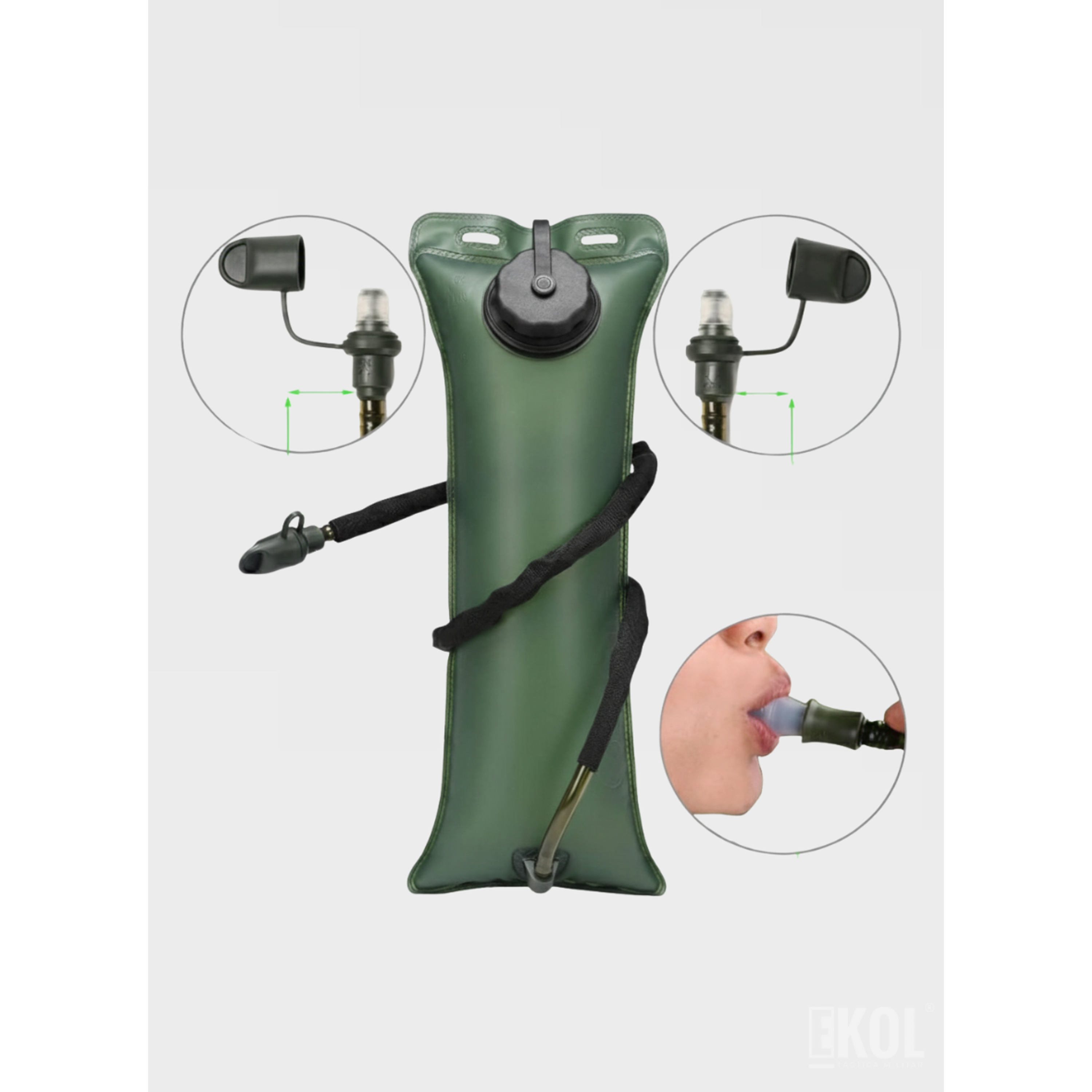 Mochila Hidratante 2.5 Litros Deportiva Running Y Outdoor 5