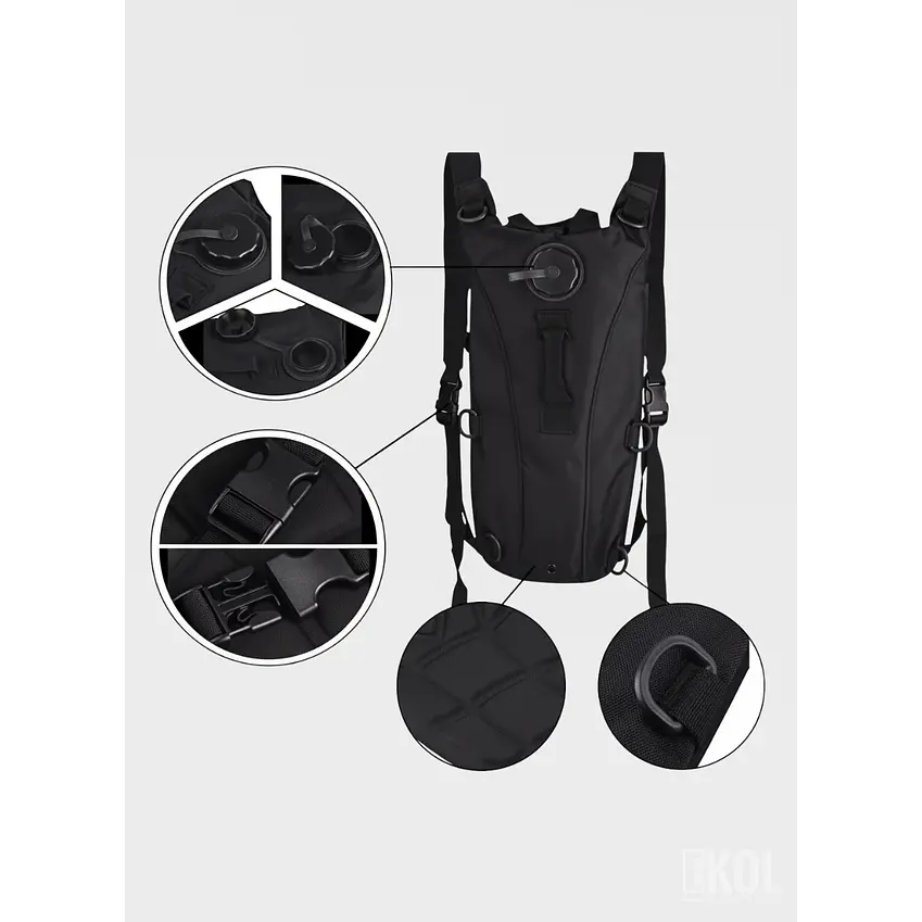 Mochila Hidratante 2.5 Litros Deportiva Running Y Outdoor (No Incluye Bolsa) 4