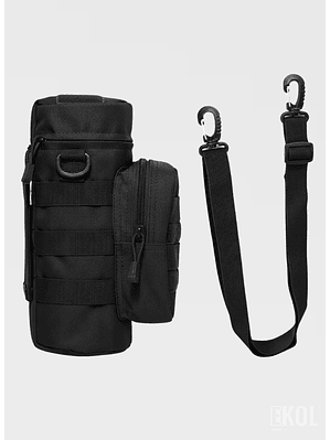 Porta Botella Táctico Militar Sistema Molle - Bolso Ajustable de Alta Resistencia