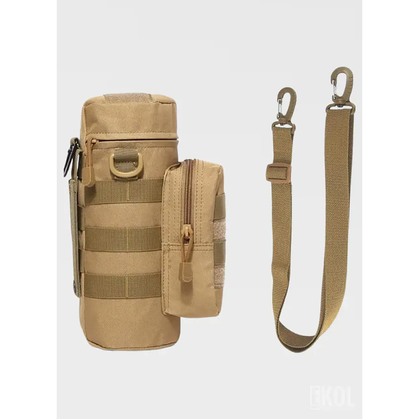 Porta Botella Táctico Militar Sistema Molle - Bolso Ajustable de Alta Resistencia 6
