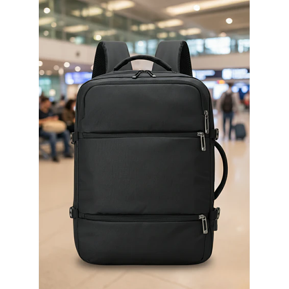 Mochila Tech Pro: Diseño Impermeable con Puerto USB y Compartimento para Laptop 1