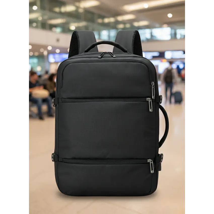 Mochila Tech Pro: Diseño Impermeable con Puerto USB y Compartimento para Laptop 1