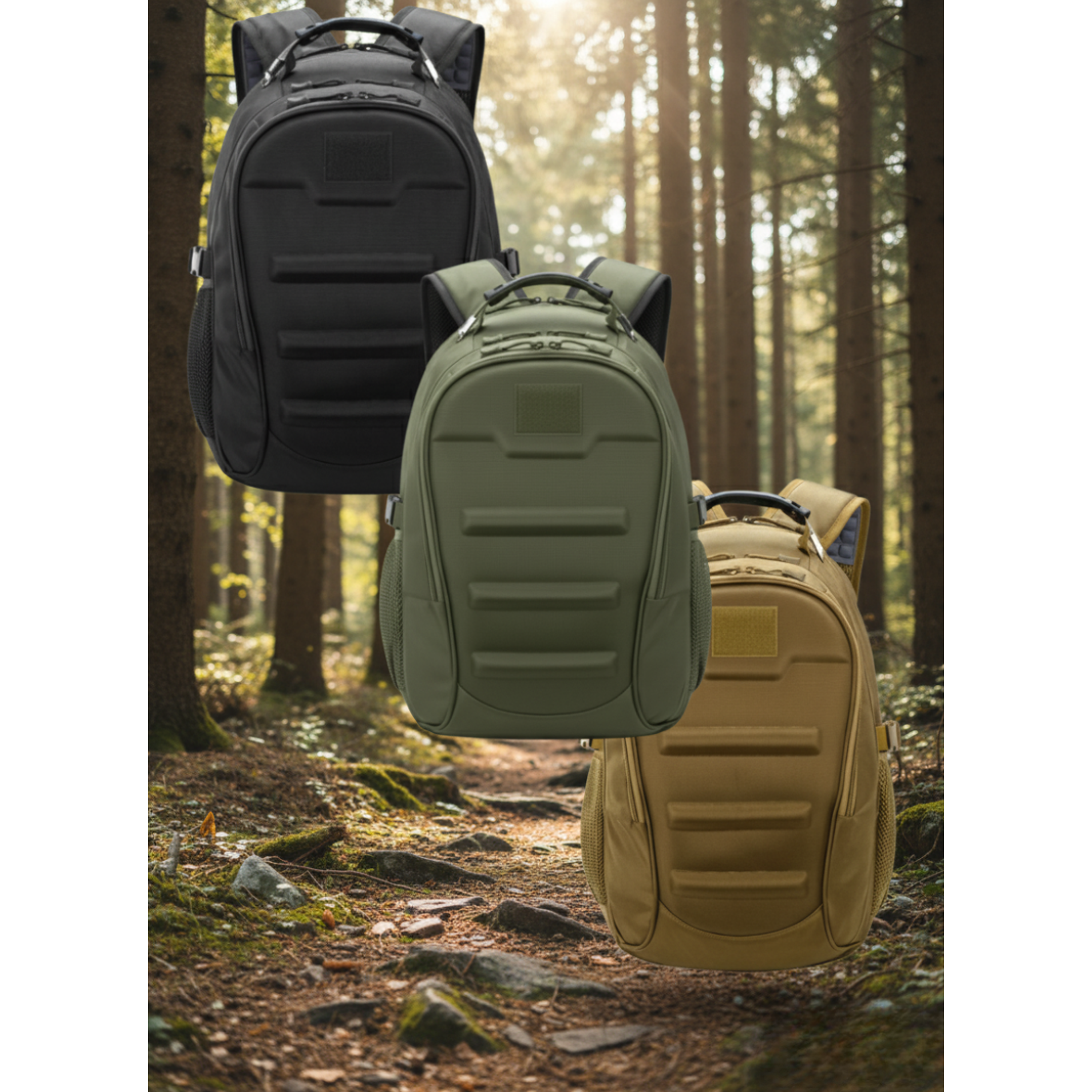 Mochila Táctica Outdoor 40L: Ergonómica, Impermeable y con Puerto USB 1