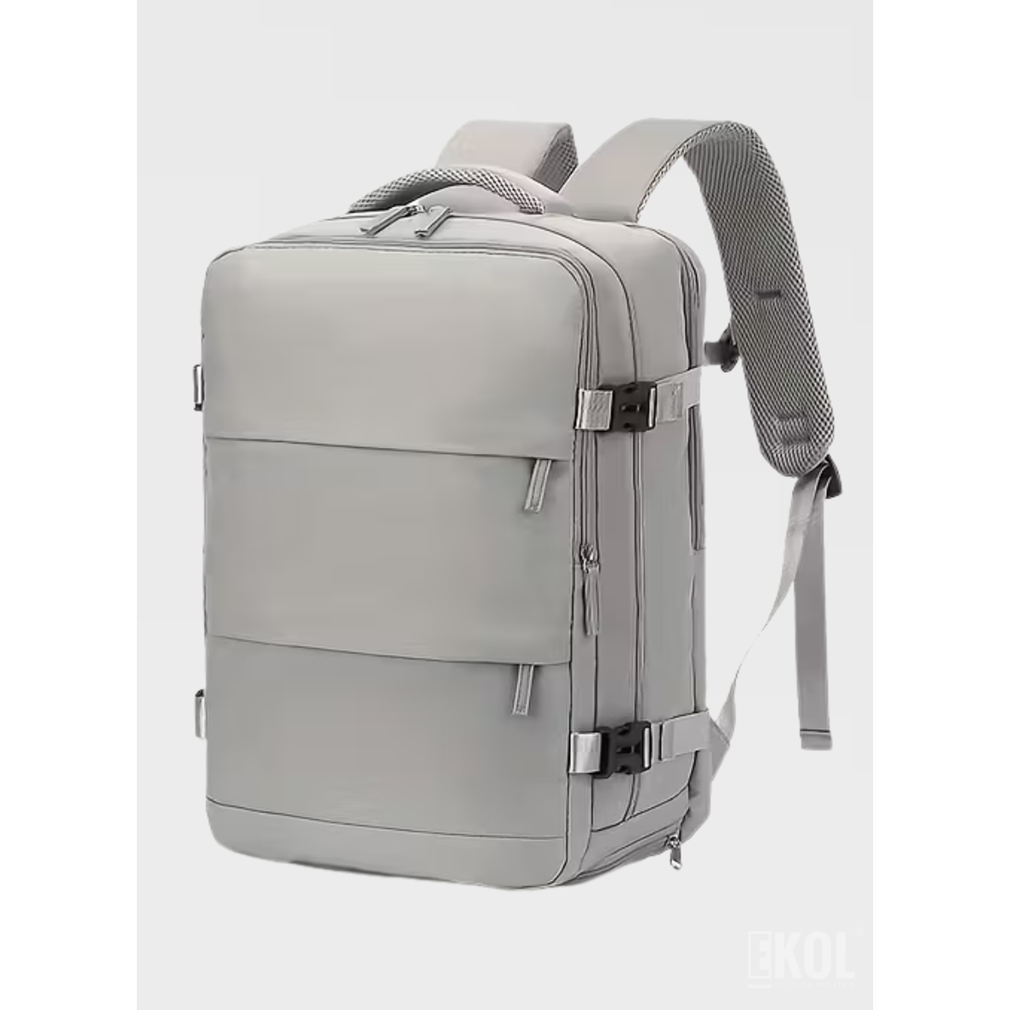 Mochila de Viaje Expandible (30L): Apta Cabina de Avión con Puerto USB 3