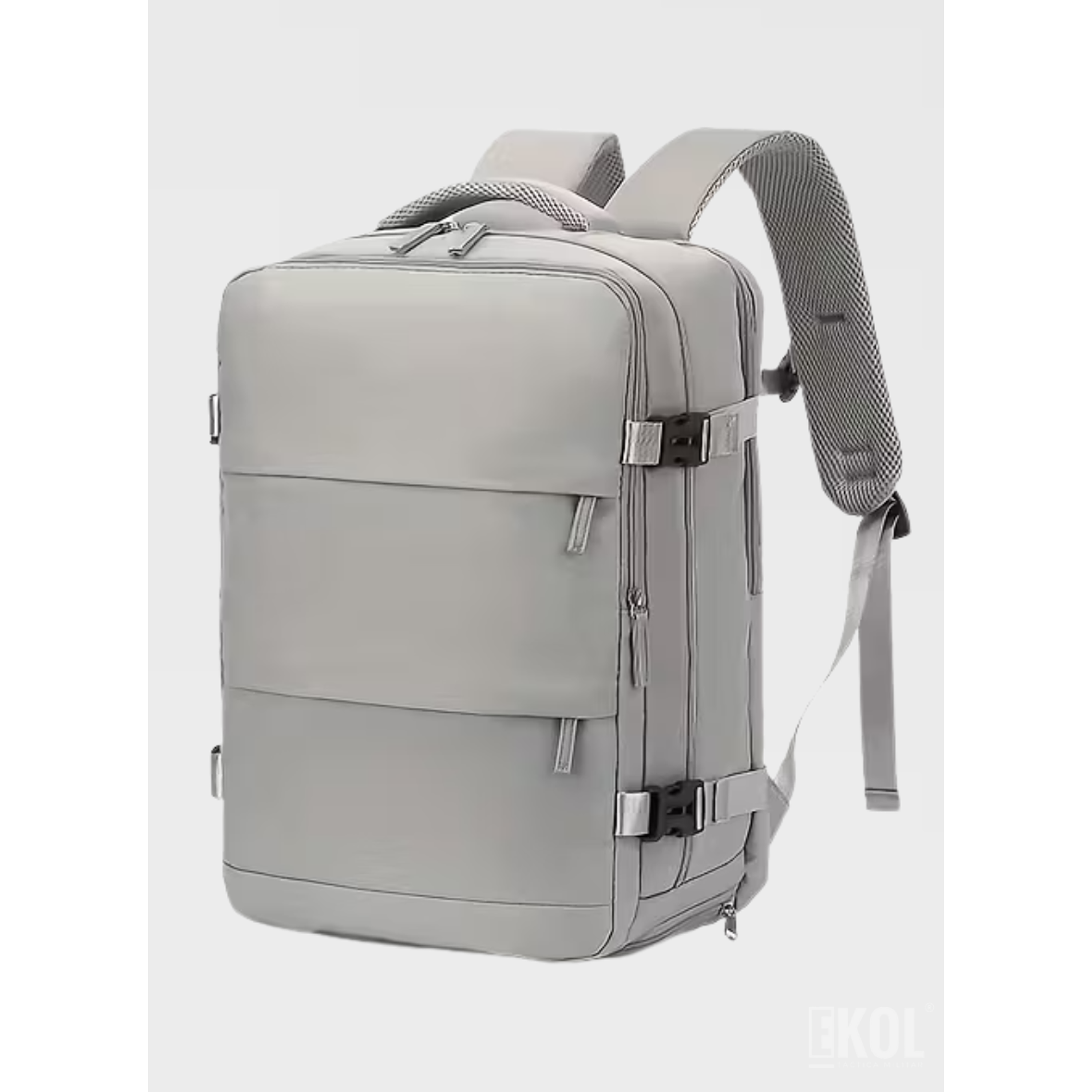 Mochila de Viaje Expandible (30L): Apta Cabina de Avión con Puerto USB 3
