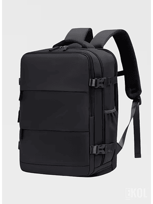 Mochila de Viaje Expandible (30L): Apta Cabina de Avión con Puerto USB