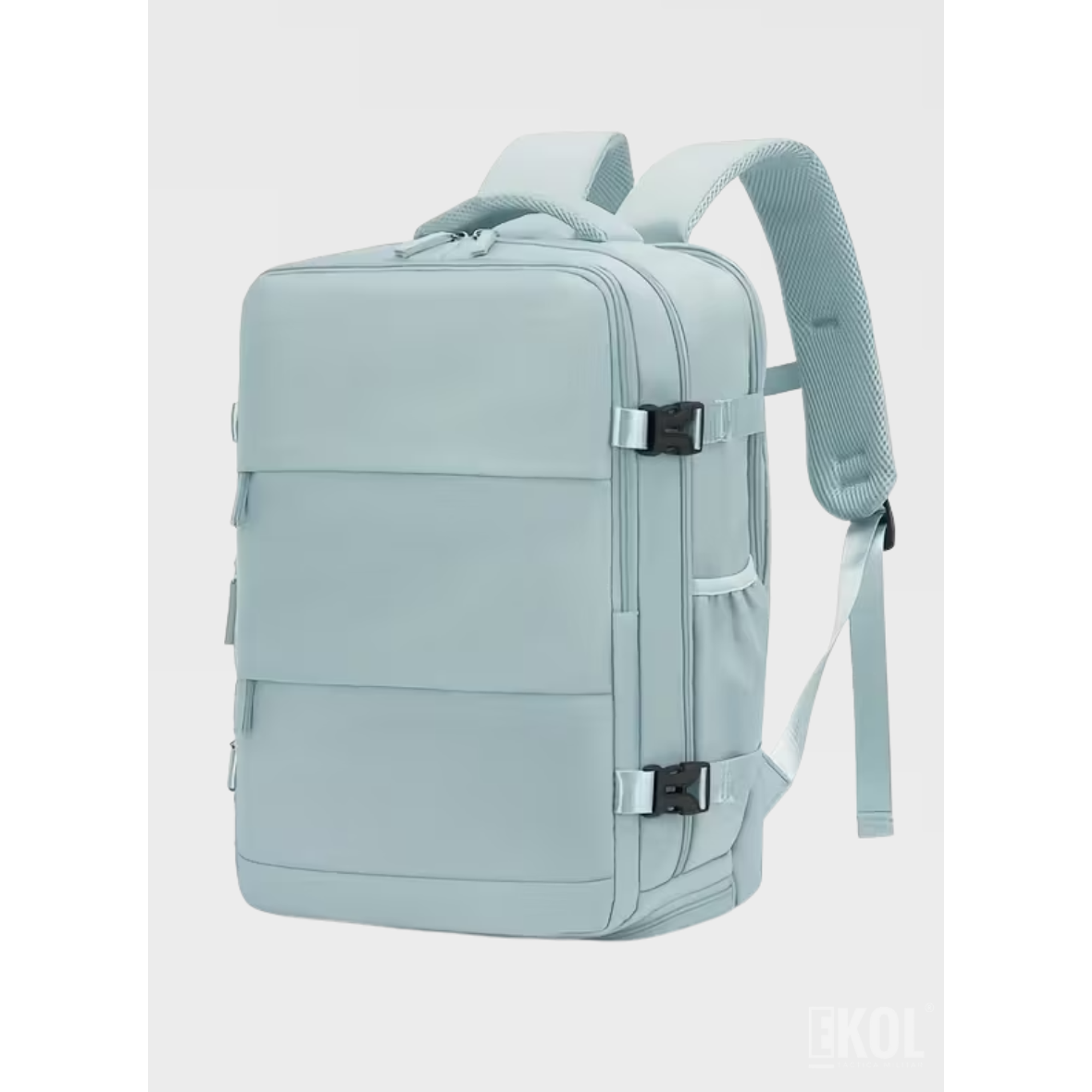 Mochila de Viaje Expandible (30L): Apta Cabina de Avión con Puerto USB 8