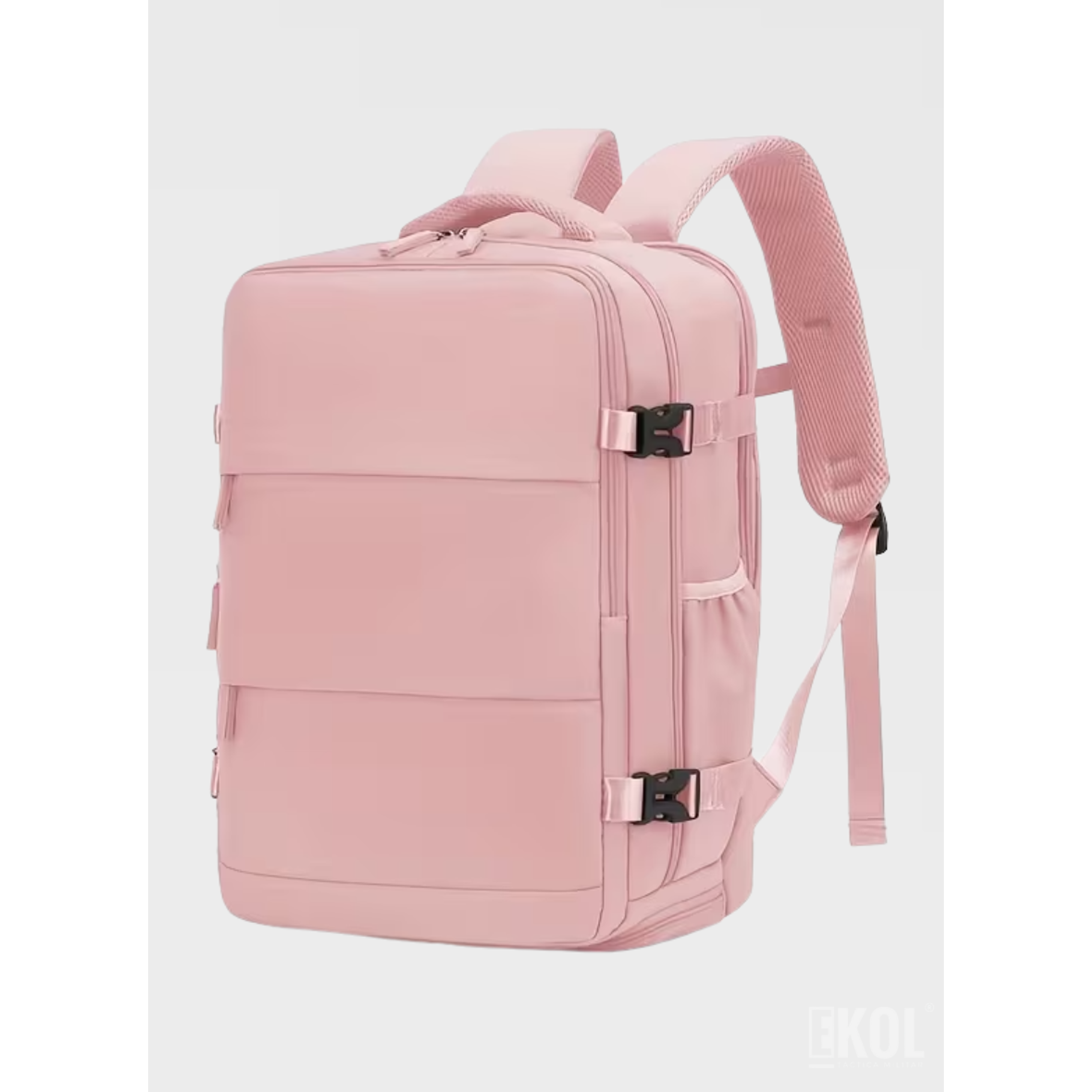 Mochila de Viaje Expandible (30L): Apta Cabina de Avión con Puerto USB 9