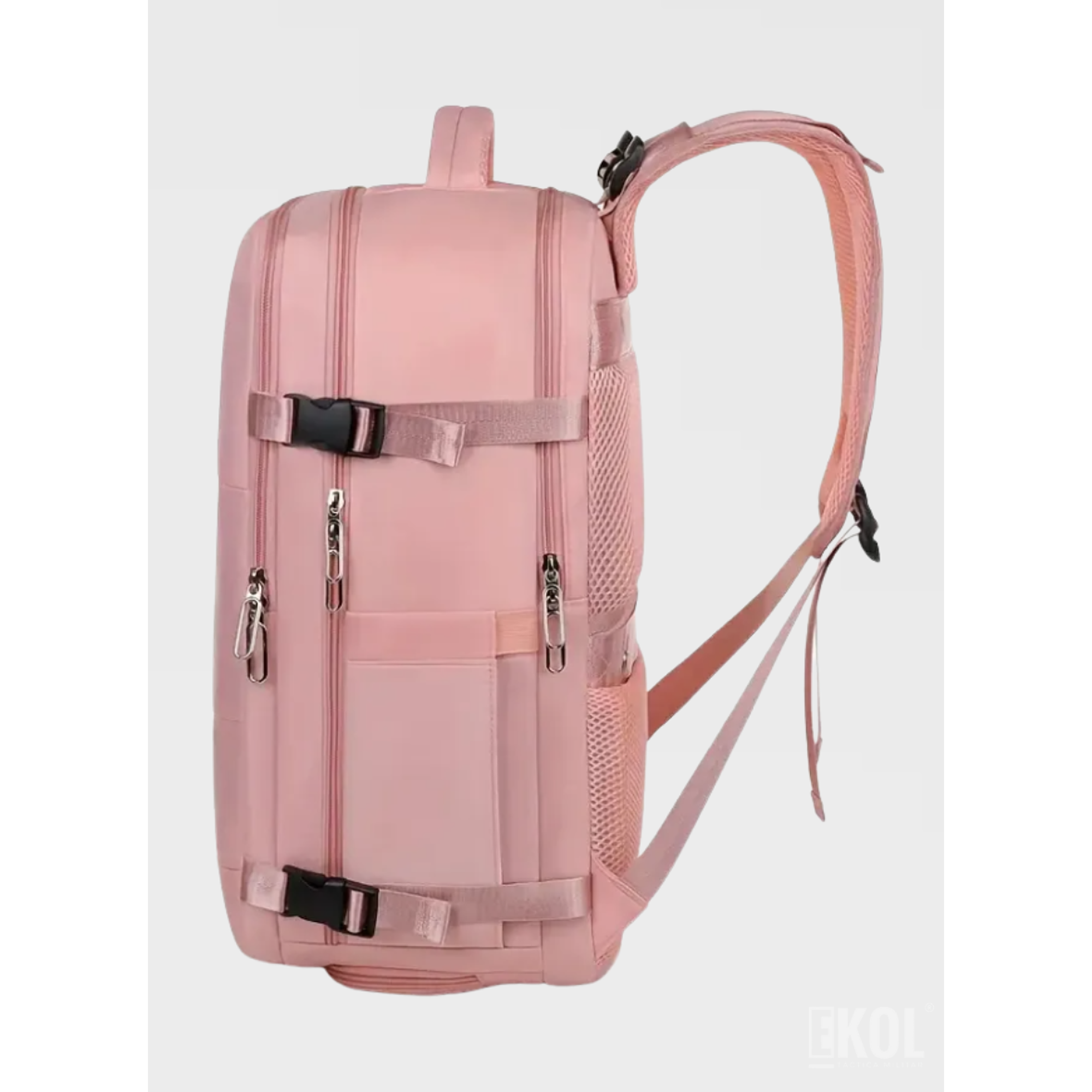 Mochila de Viaje Expandible (30L): Apta Cabina de Avión con Puerto USB 11