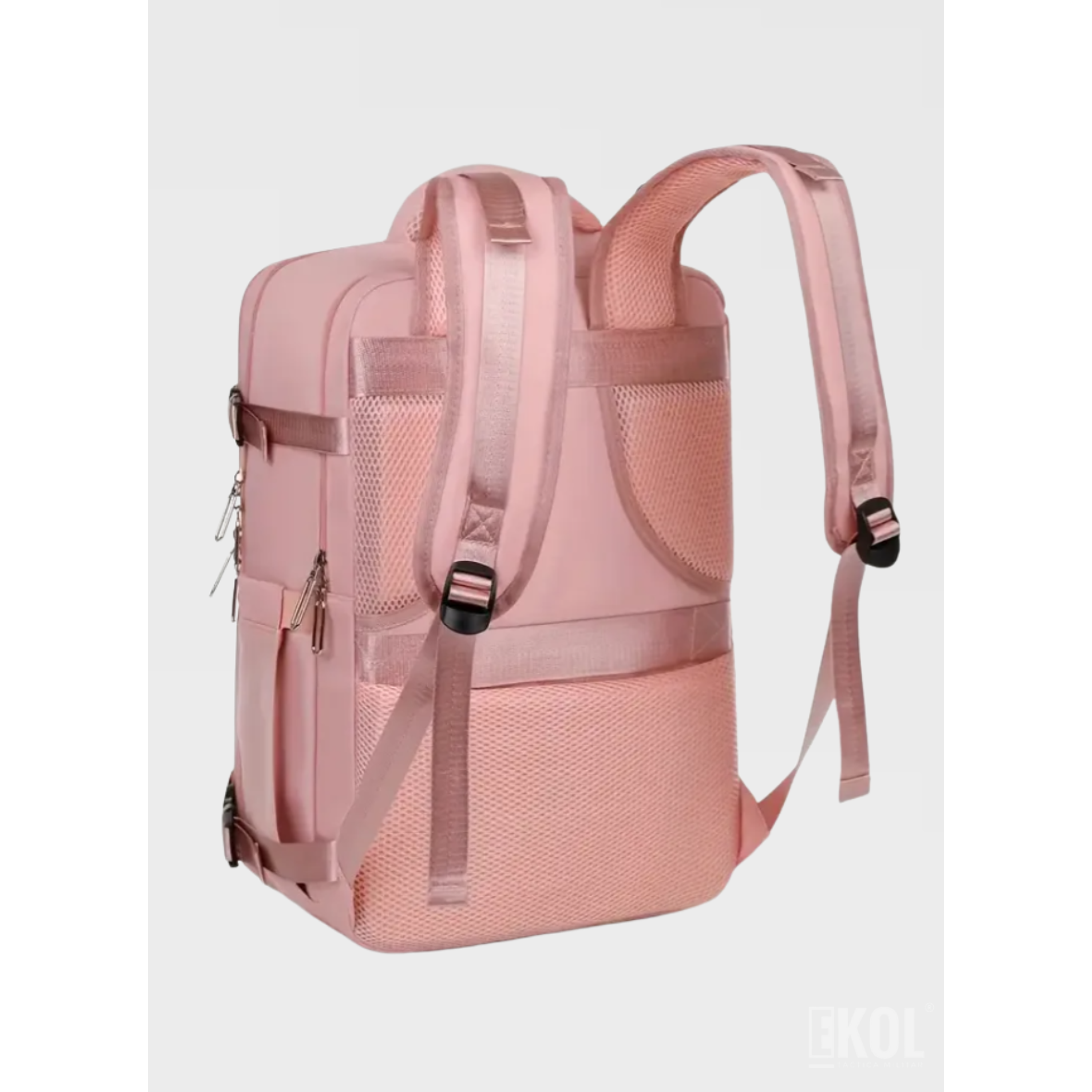 Mochila de Viaje Expandible (30L): Apta Cabina de Avión con Puerto USB 12