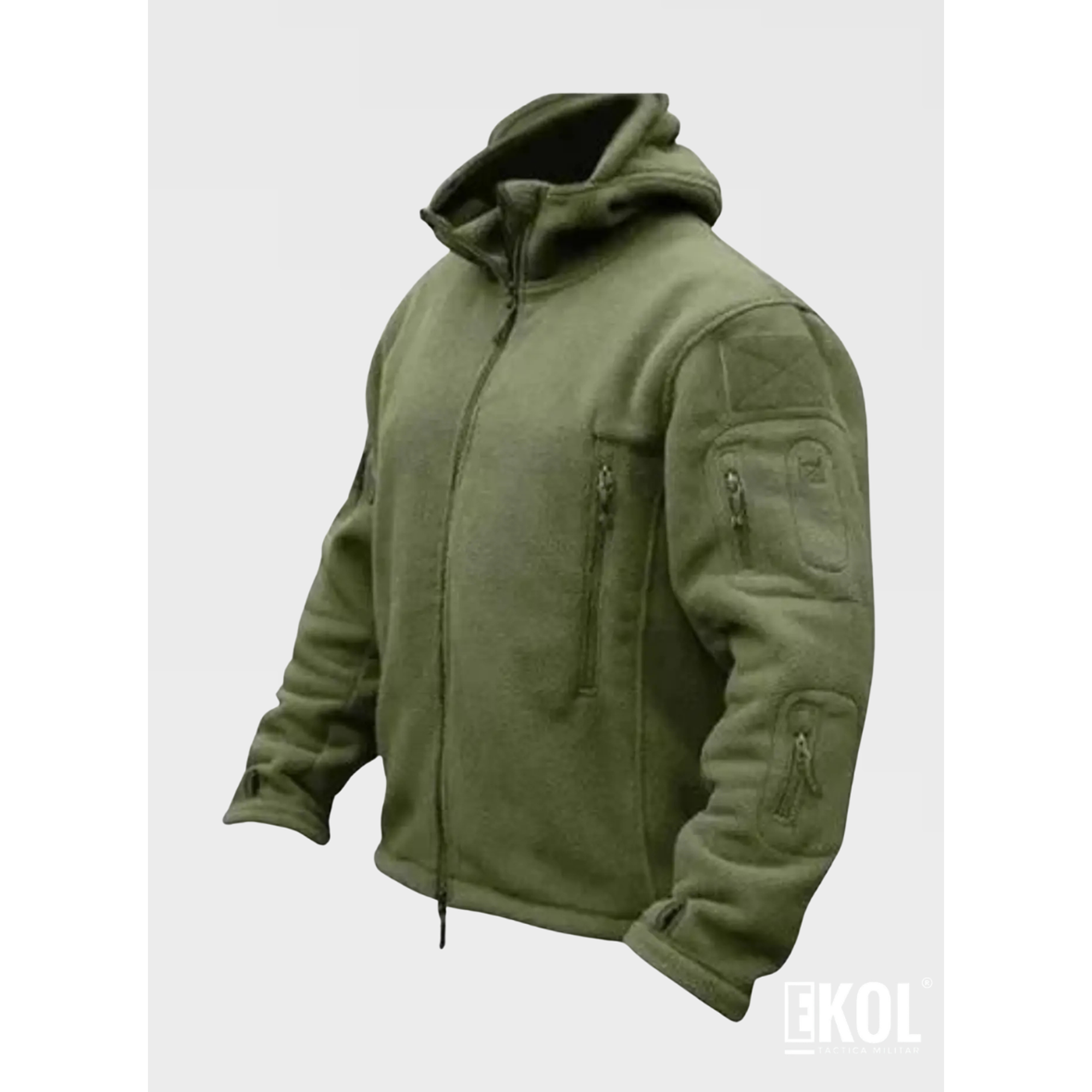  Chaqueta Polerón Polar Táctico Invierno 6