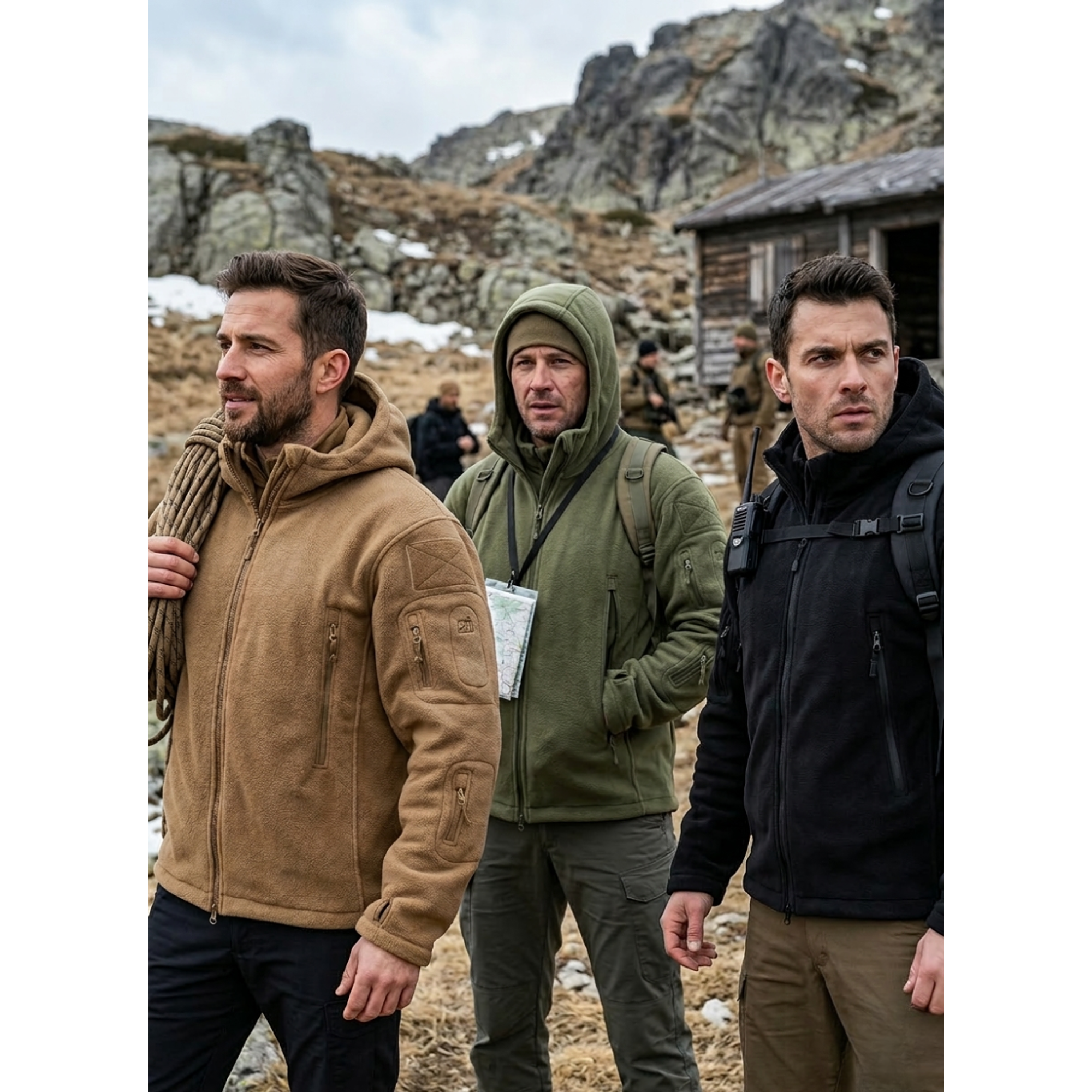  Chaqueta Polerón Polar Táctico Invierno 1