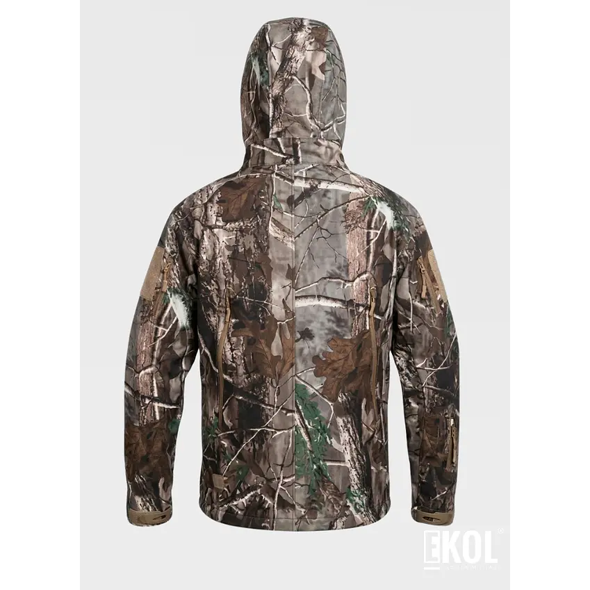 Chaqueta Softshell Tactica Militar Capucha - Impermeable 3