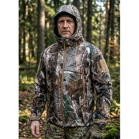 Chaqueta Softshell Tactica Militar Capucha - Impermeable 1