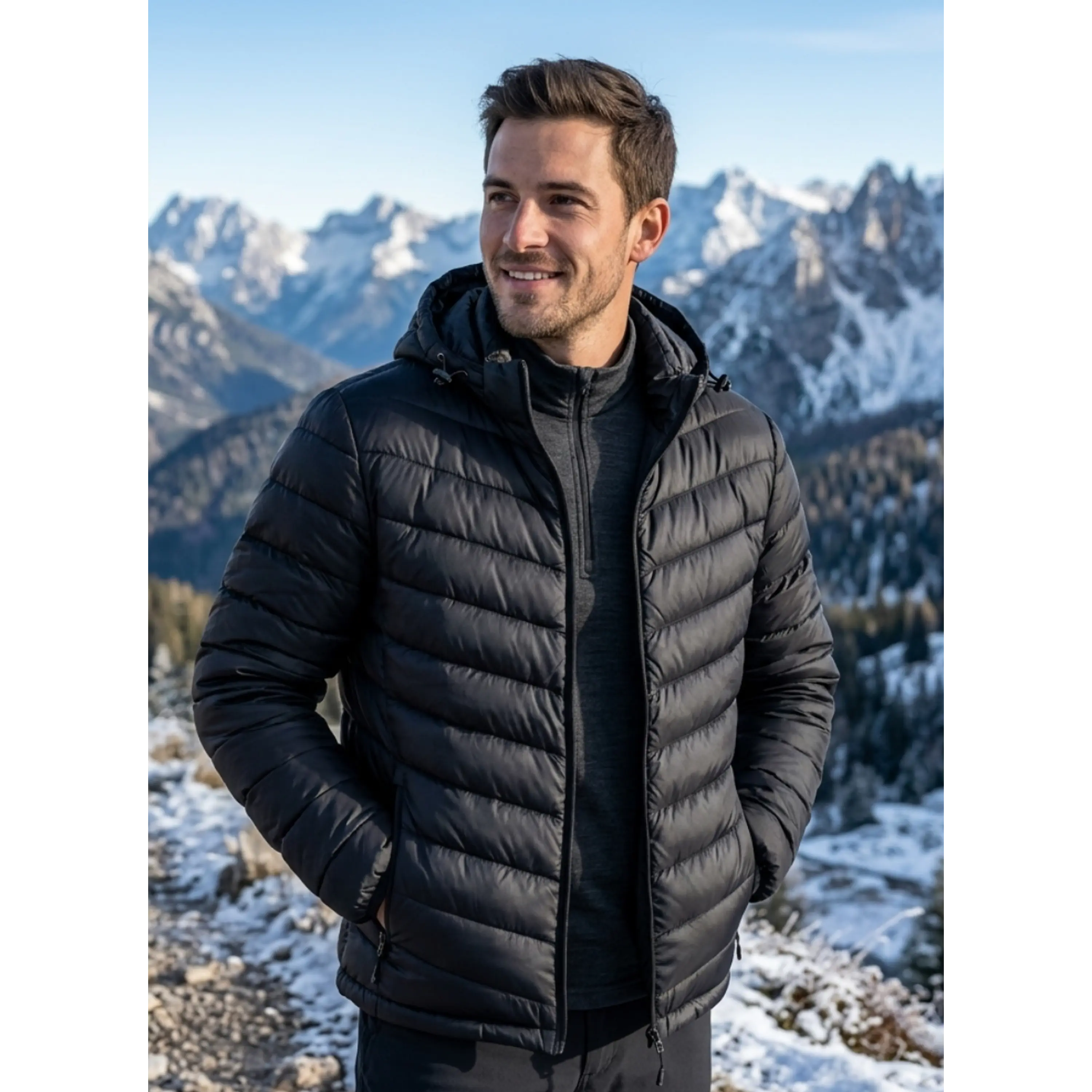 Chaqueta Térmica e Impermeable Capucha – Ideal para Outdoor  1