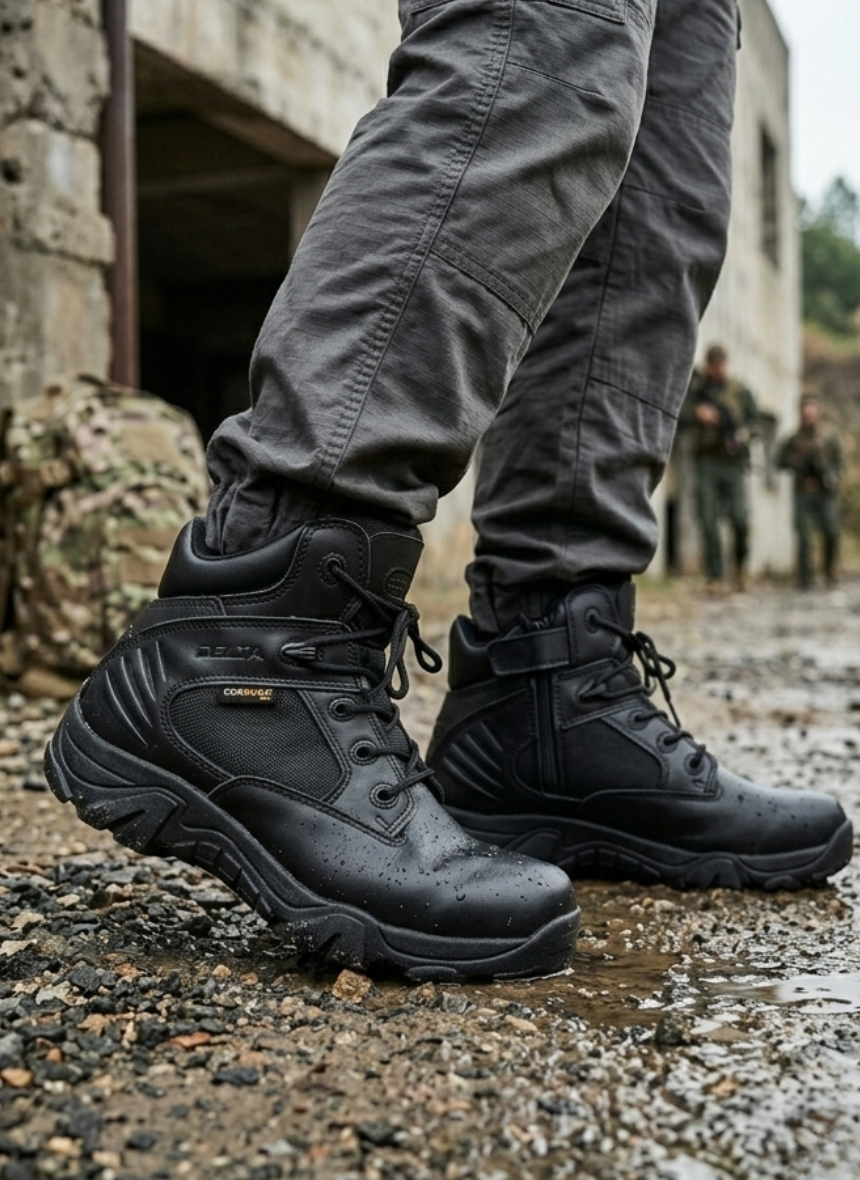Botas Tácticas Caña Corta Modelo Delta