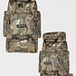 Mochila Camuflaje Táctica Militar 80 Litros Gran Capacidad Impermeable Camping Trekking - Miniatura 10