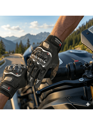 Guantes Motociclista Racing Equipment Antiderrape