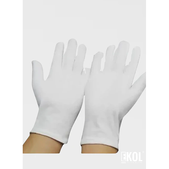 Guantes Blancos Formal Liso Ceremonial  4