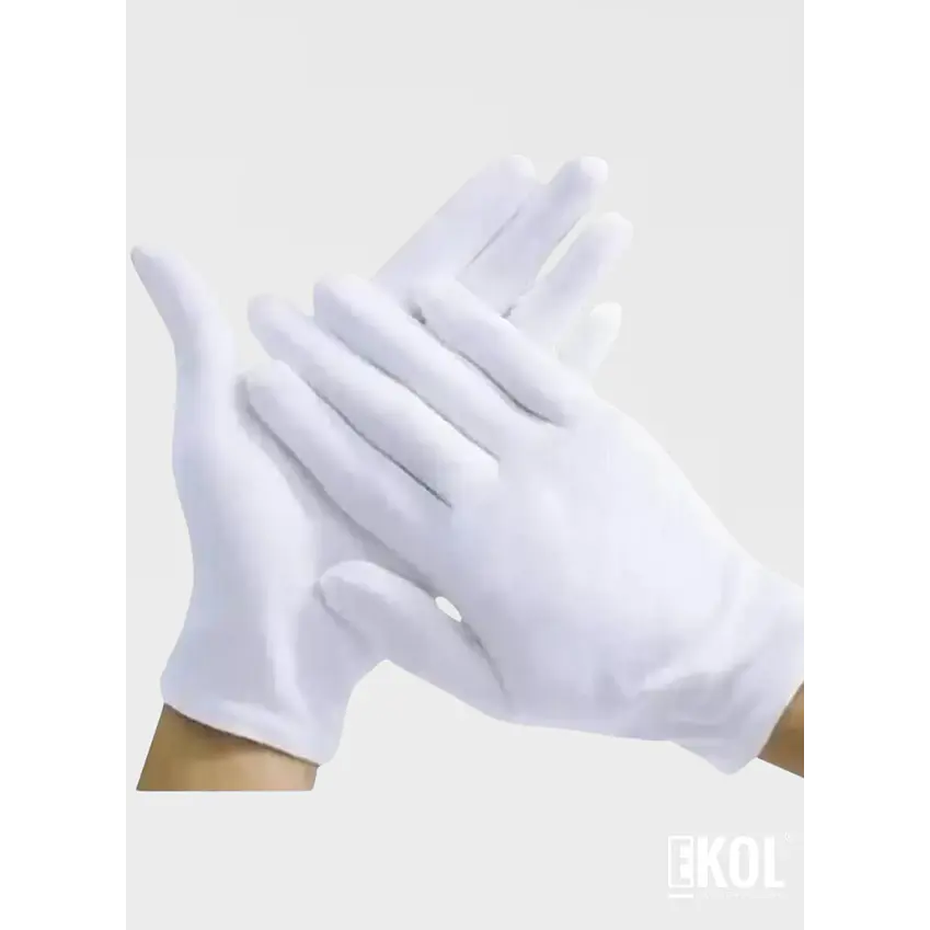 Guantes Blancos Formal Liso Ceremonial  3