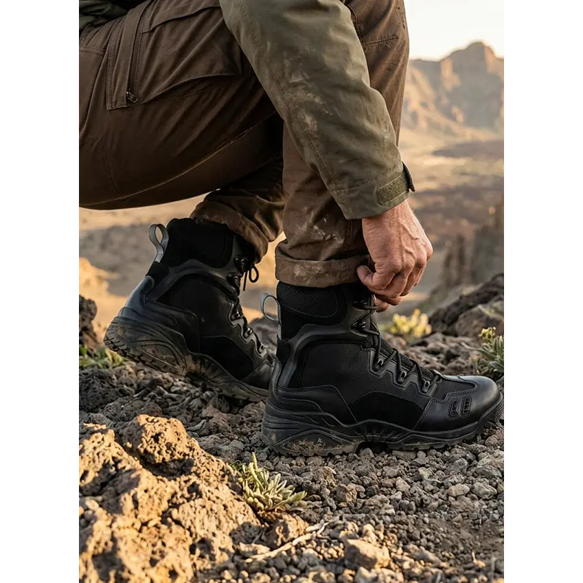 Botas Tácticas Militares Caña Larga Outdoor Magnum- 1
