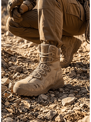 Botas Tácticas Militares Caña Larga Outdoor Magnum-