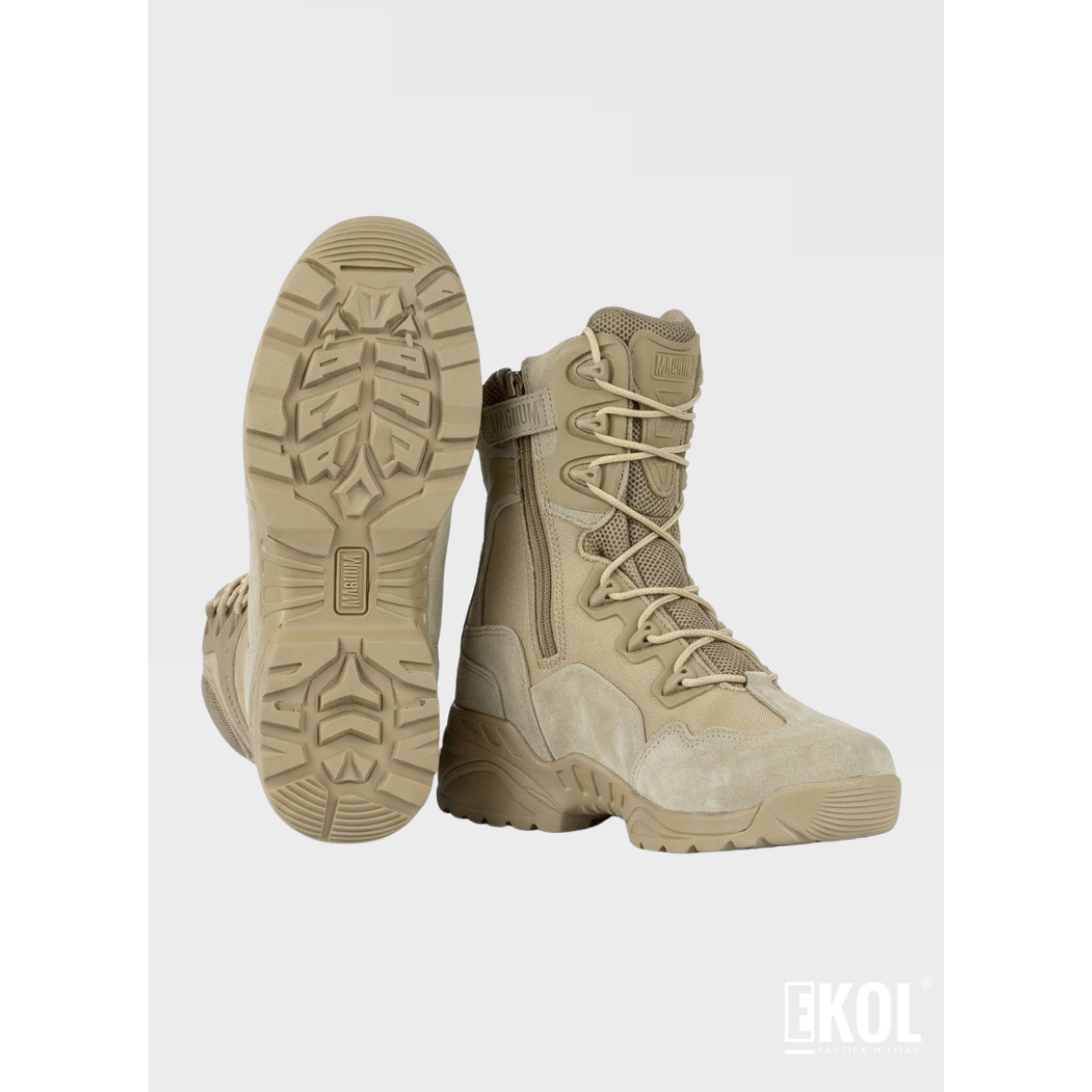 Botas Tácticas Militares Caña Larga Outdoor Magnum - Coyote 4