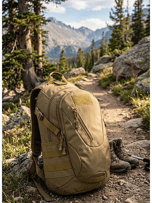 Mochila Táctica Militar 15L Impermeable - Compacta para Senderismo y Trekking