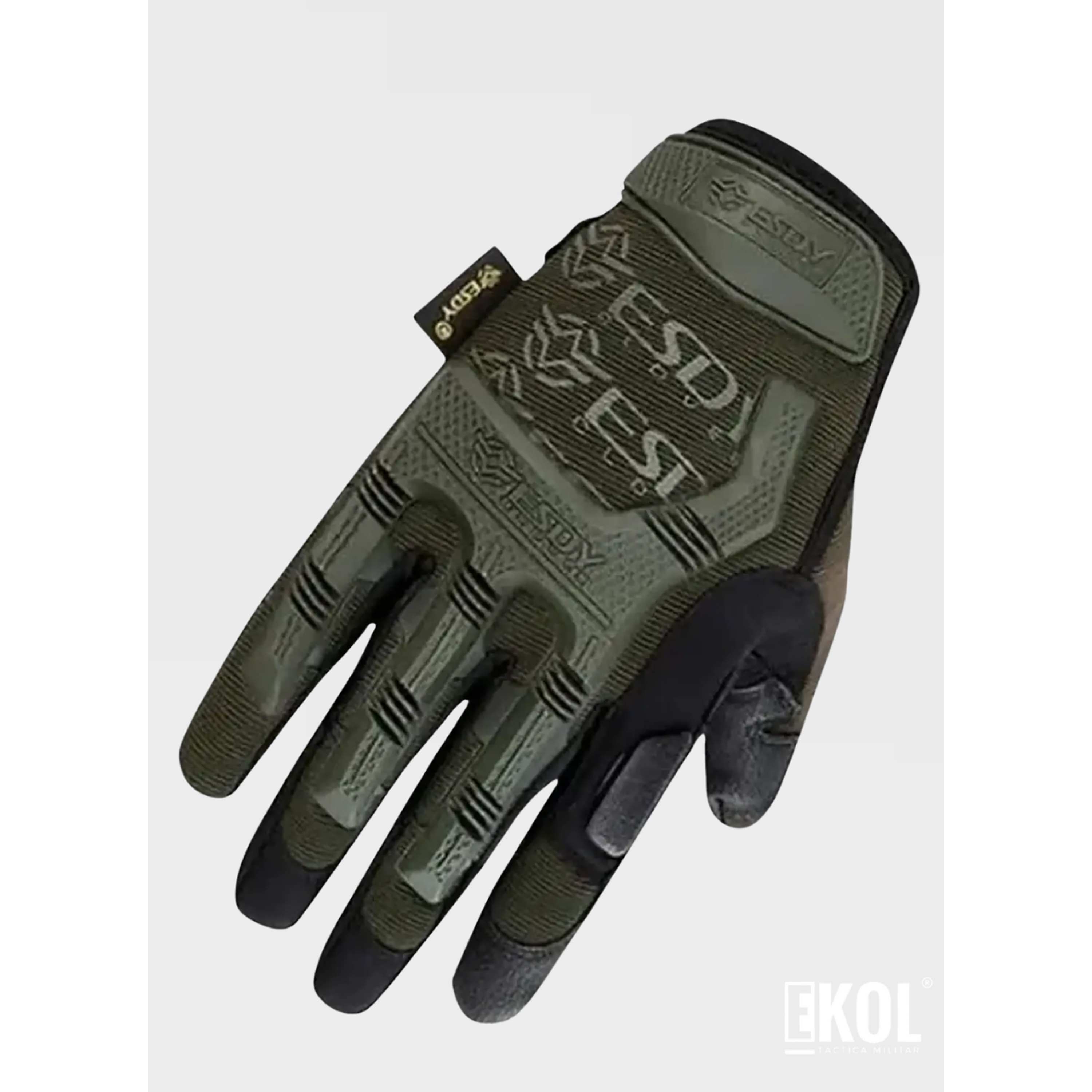 Guantes Tácticos Protección Dedos Nudillos Camping 3