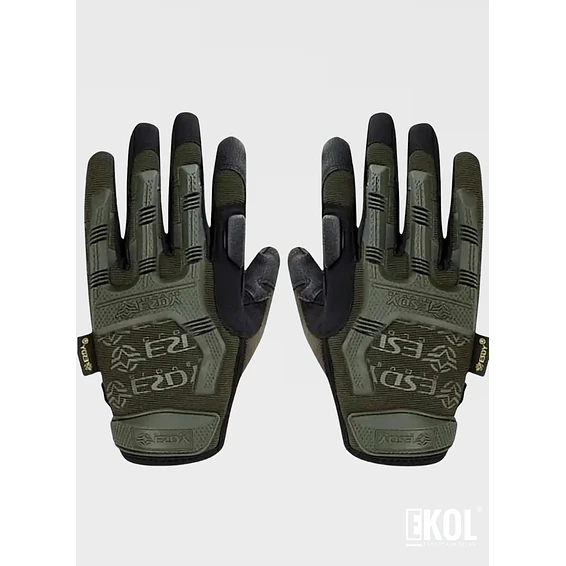 Guantes Tácticos Protección Dedos Nudillos Camping 5
