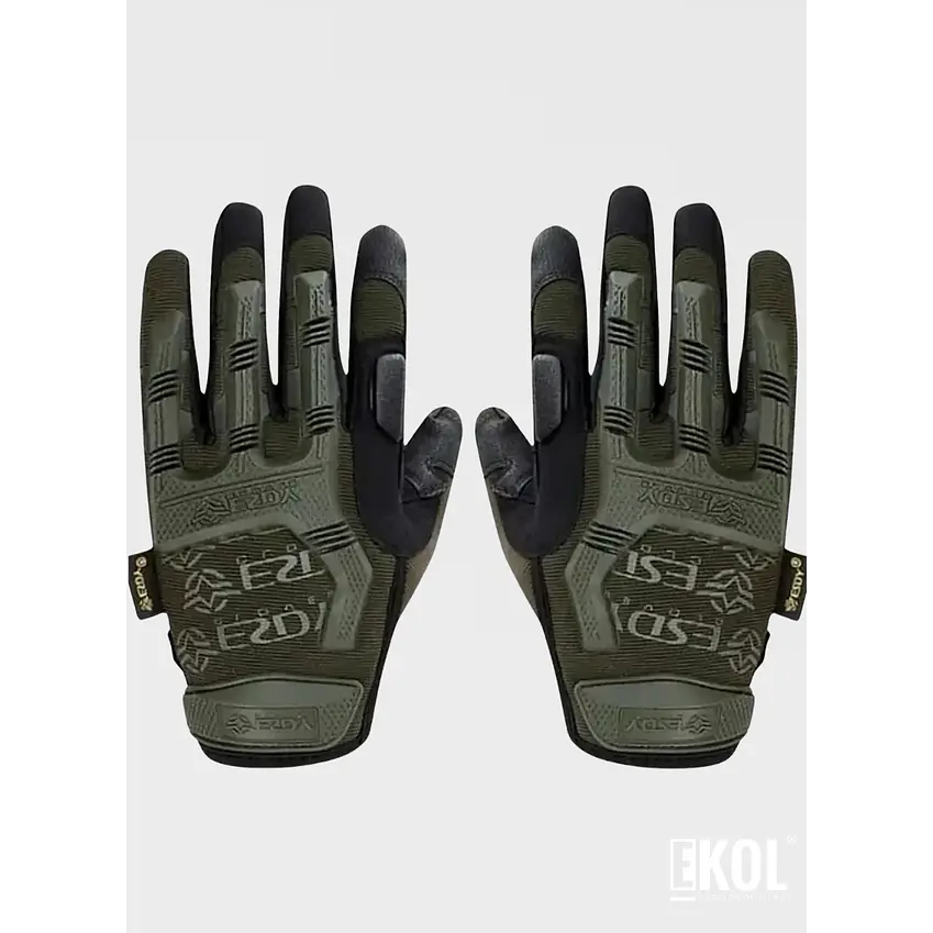 Guantes Tácticos Protección Dedos Nudillos Camping 5