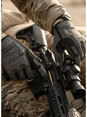 Guantes Tácticos Protección Dedos Nudillos Camping