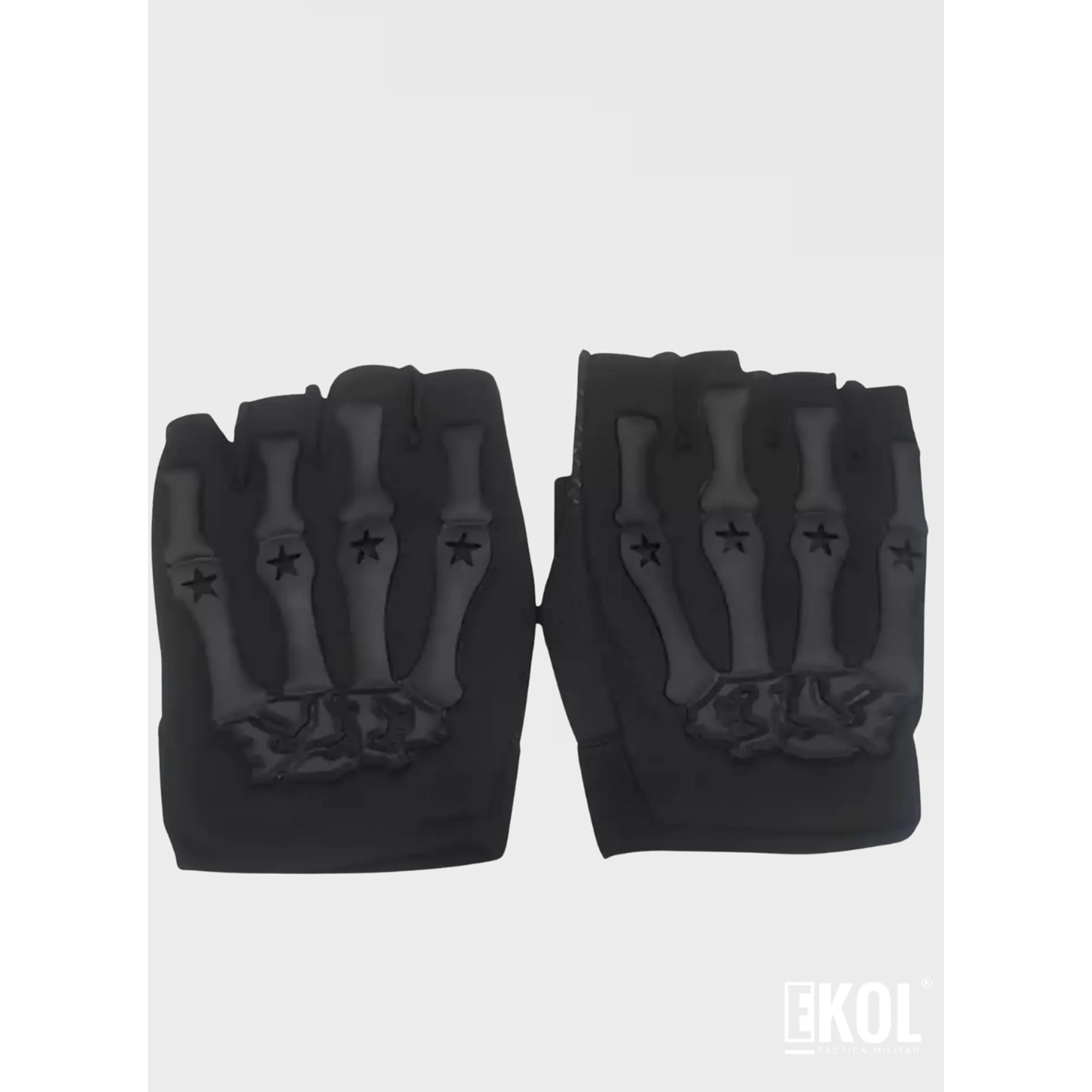 Guantes Tacticos Antideslizante Militar Dedo Corto Outdoor 3