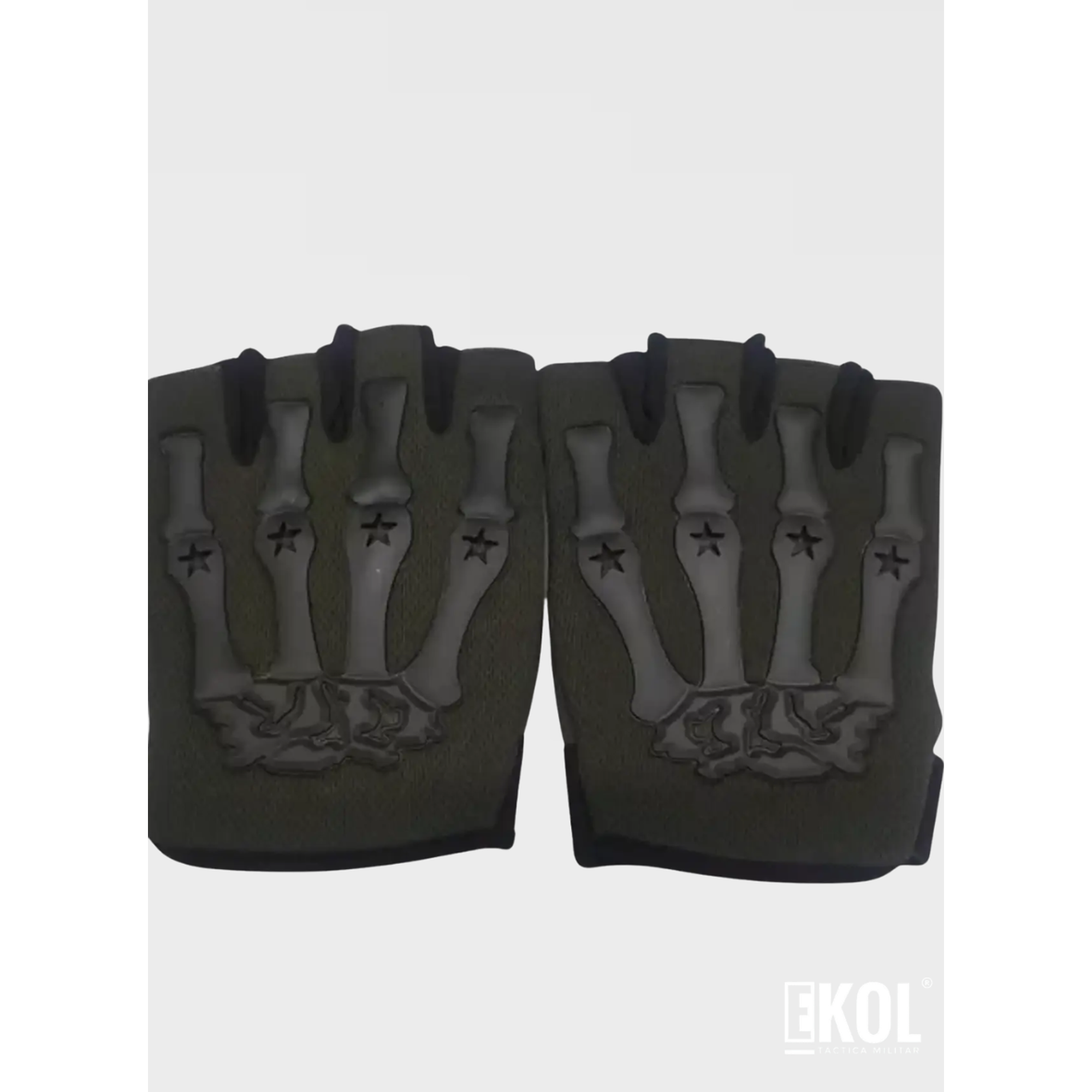 Guantes Tacticos Antideslizante Militar Dedo Corto Outdoor 5