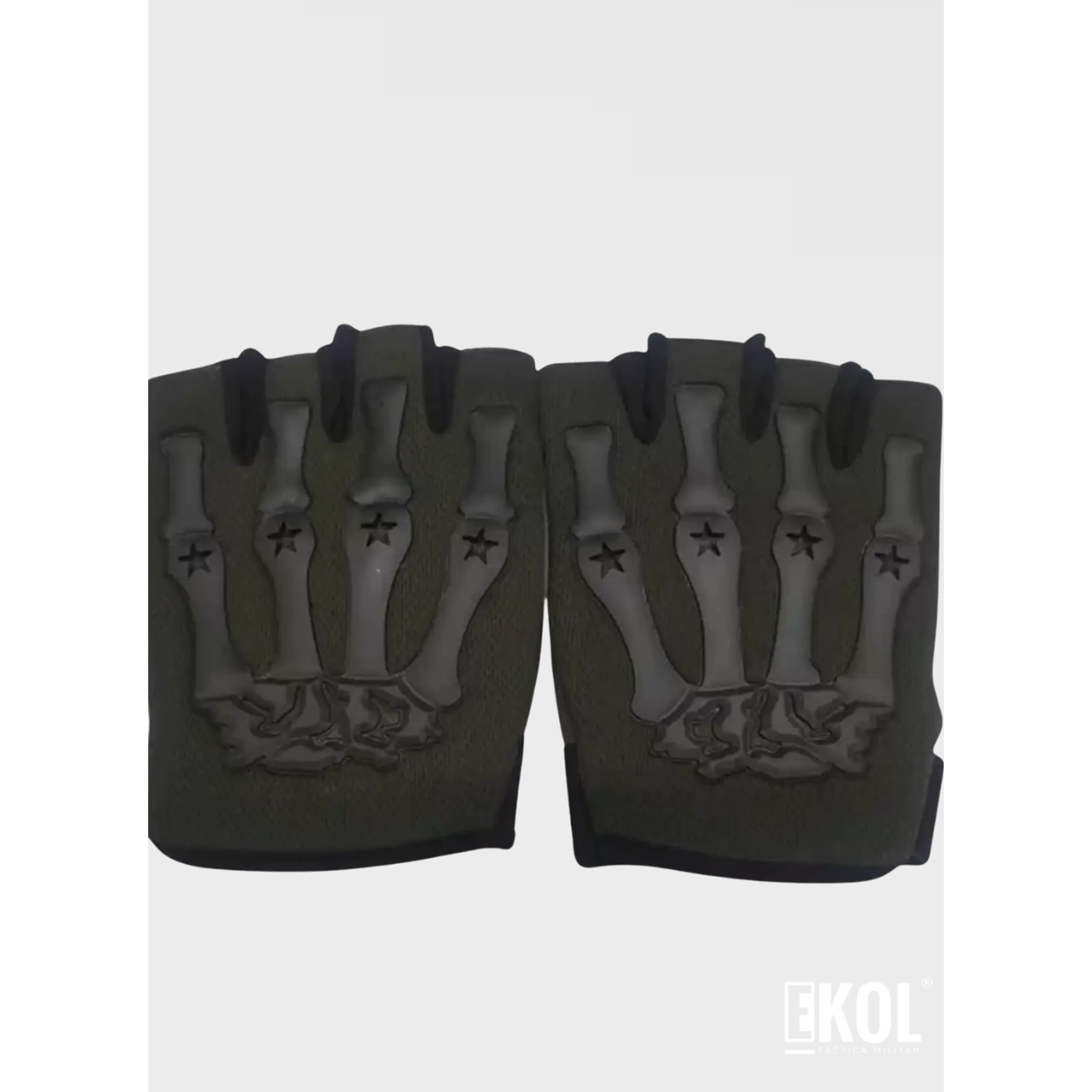 Guantes Tacticos Antideslizante Militar Dedo Corto Outdoor 5