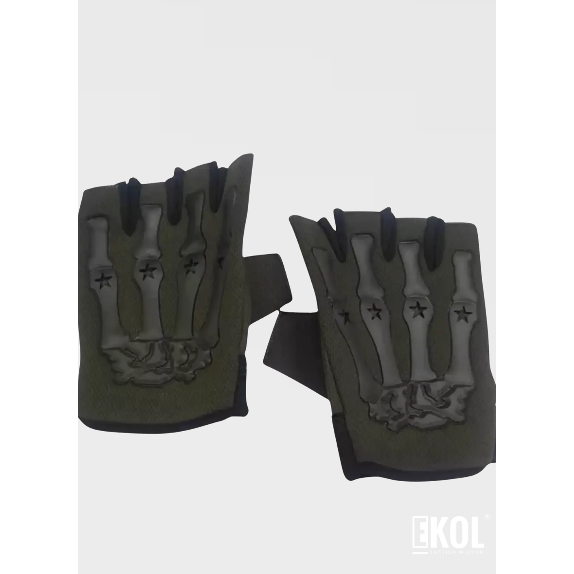 Guantes Tacticos Antideslizante Militar Dedo Corto Outdoor 7