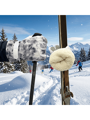 Guantes De Invierno Esquí Montañismo Para La Nieve.