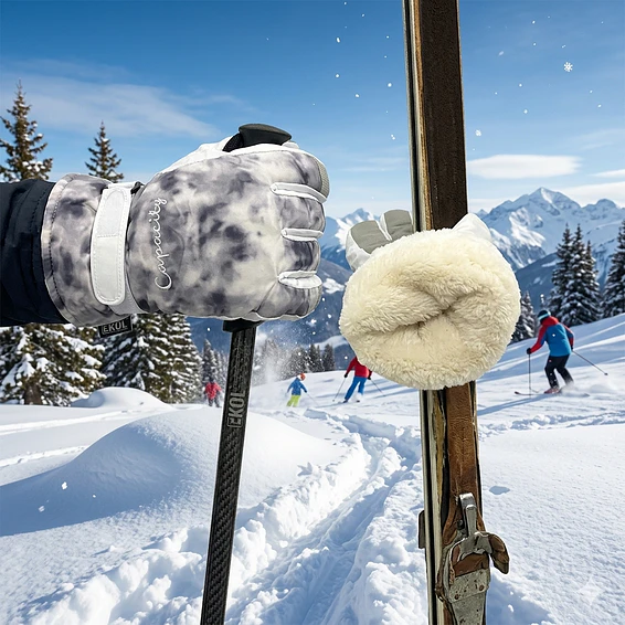 Guantes De Invierno Esquí Montañismo Para La Nieve. 2
