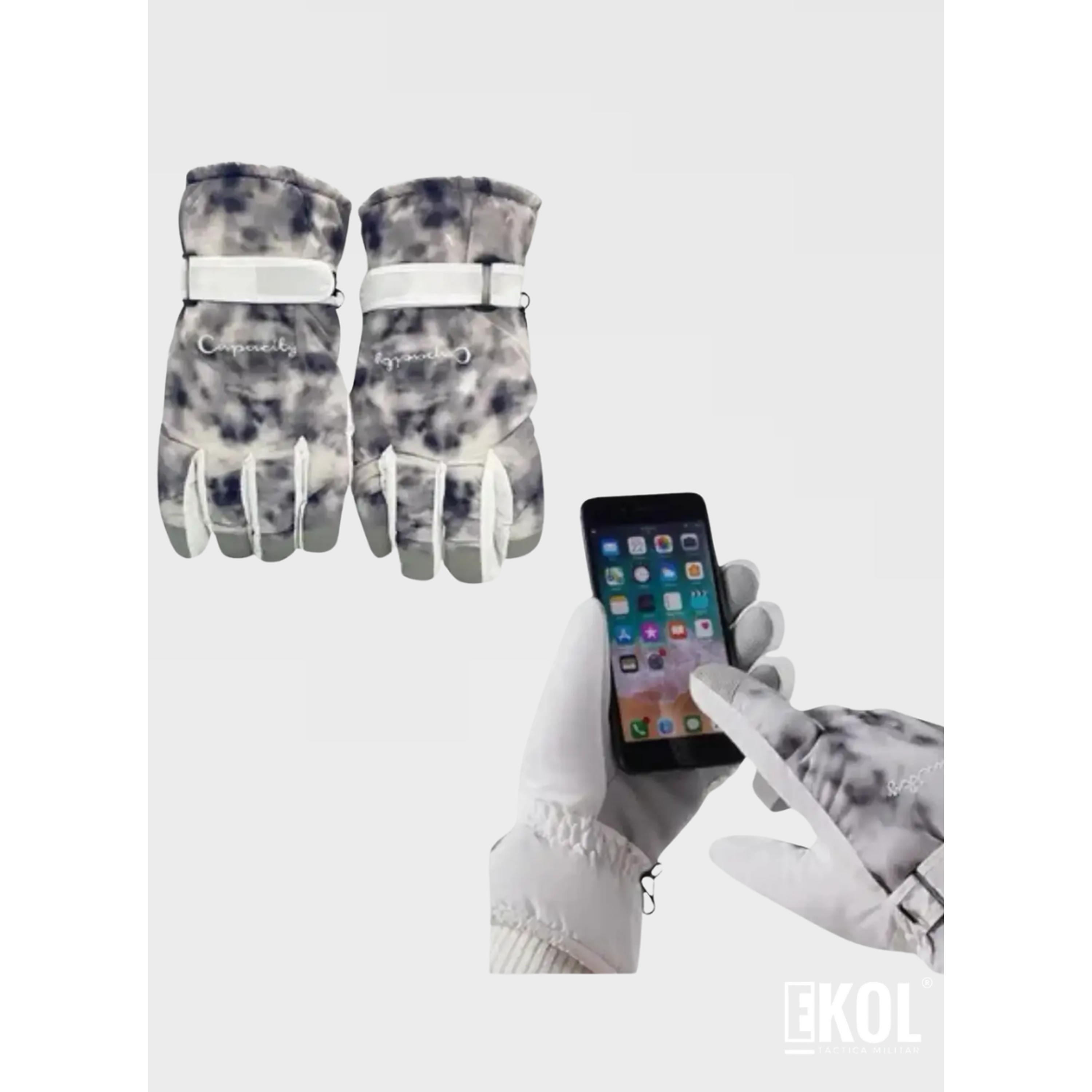 Guantes De Invierno Esquí Montañismo Para La Nieve. 4