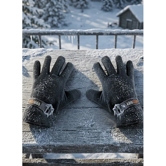 Guantes Forro Polar Ajustable Sport World Blue Estilo Basico 1