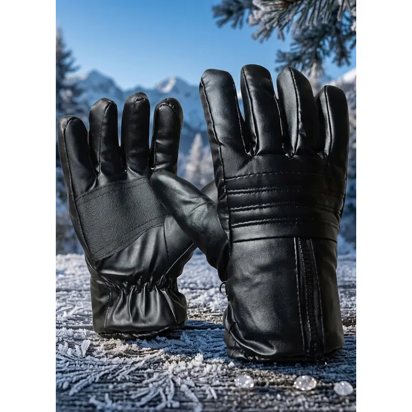 Guantes De Invierno Montañismo Para La Nieve Con Cierre 1