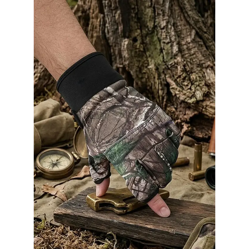 Guantes Pesca-Caza-Bosques-Tacticos-Ramas S/n Dedos 1