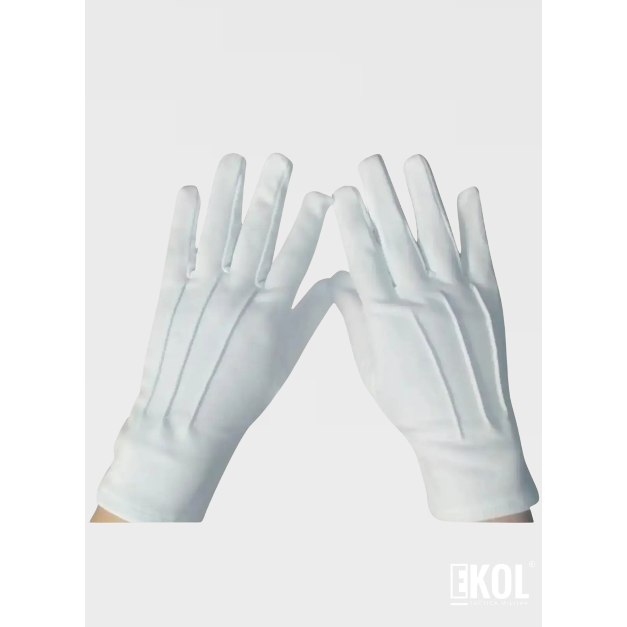 Guantes Blancos Formal Algodón Guardia Honor  3