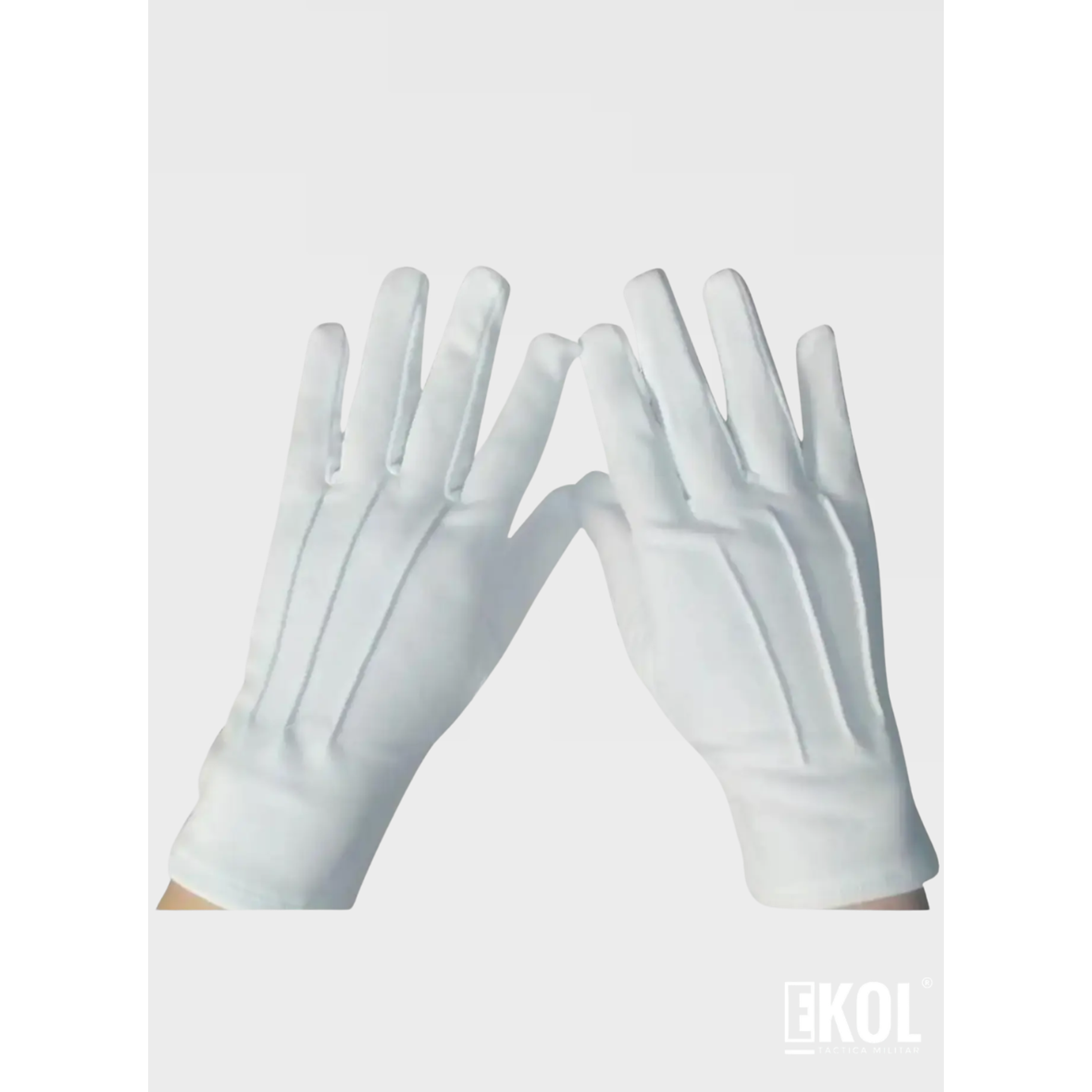 Guantes Blancos Formal Algodón Guardia Honor  3