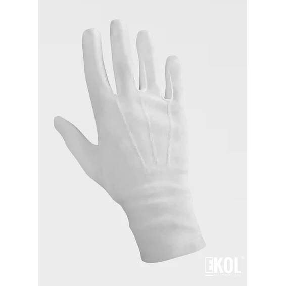 Guantes Blancos Formal Algodón Guardia Honor  4