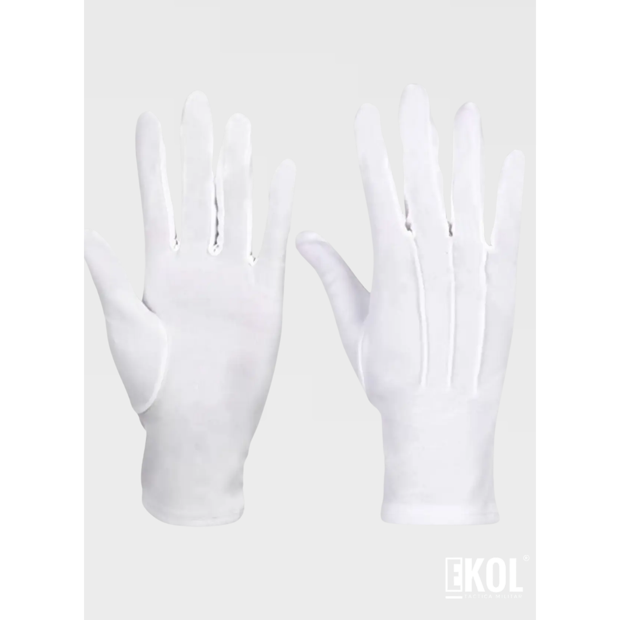 Guantes Blancos Formal Algodón Guardia Honor  5