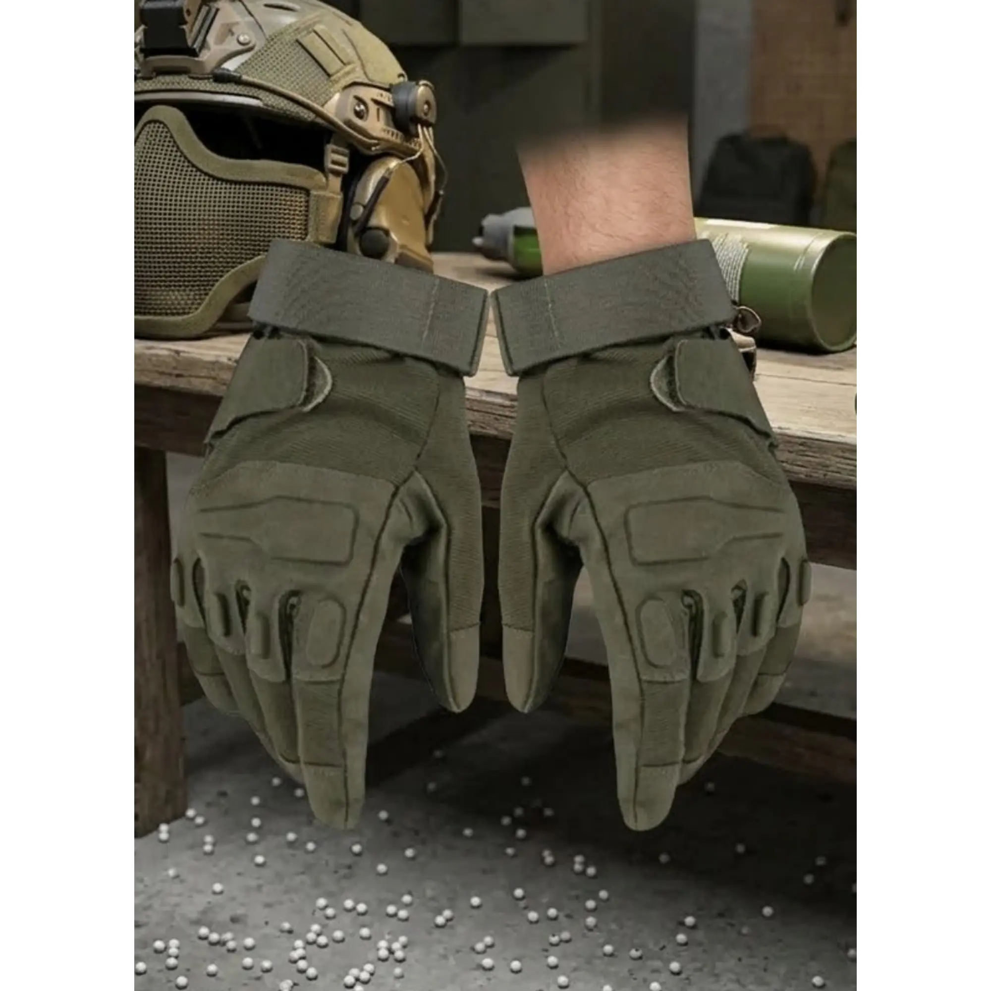 Guantes Largos Proteccion -Motos Bicicletas Tacticos Li 1