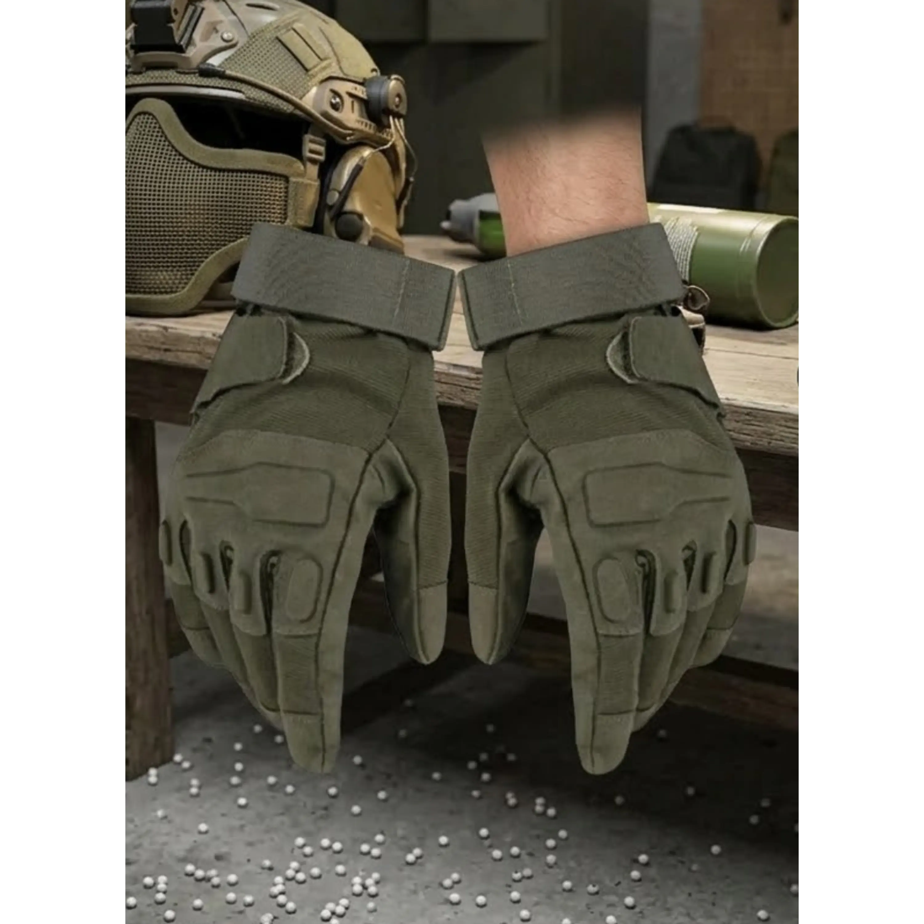 Guantes Largos Proteccion -Motos Bicicletas Tacticos Li 1