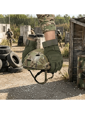 Guantes Largos Proteccion -Motos Bicicletas Tacticos Li