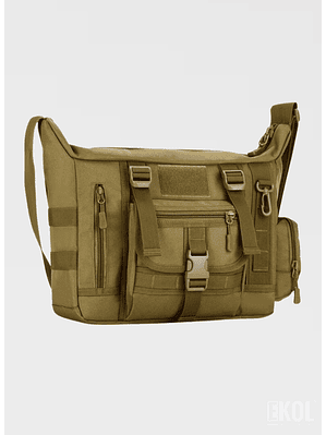 Bolso Táctico de Hombro Porta Laptop con Sistema Molle Reforzado